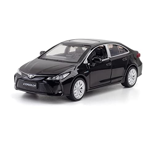1/32 Für Toyota Corolla Metalldruckguss Luxus Hohe Simulation Spielzeugauto Modelldekorationen(Schwarz) von XIYUEYING