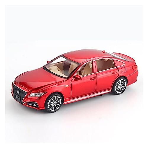 1/32 Für Toyota Crown Metalldruckguss Automodell Hohe Simulation Spielzeug Ornament Dekorationen(Rot) von XIYUEYING