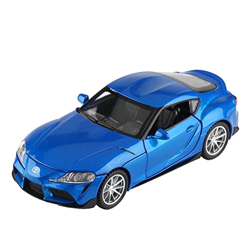 1/32 Für Toyota GR Supra High Simulation Alloy Diecast Automodell Mit Sound & Licht Spielzeug(Blau) von XIYUEYING