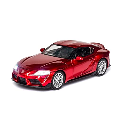 1/32 Für Toyota GR Supra High Simulation Alloy Diecast Automodell Mit Sound & Licht Spielzeug(Rot) von XIYUEYING
