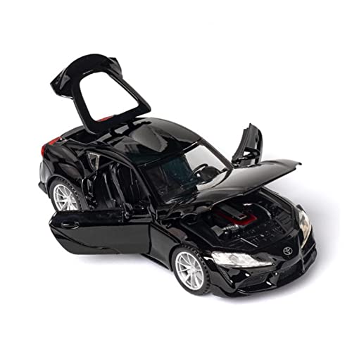 1/32 Für Toyota GR Supra High Simulation Alloy Diecast Automodell Mit Sound & Licht Spielzeug(Schwarz) von XIYUEYING