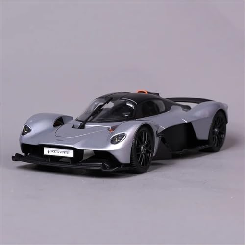 1 18 Für Aston Martin Valkyrie Sportwagenmodell Legierung Verziert Jungen Herren Spielzeug Memorial Collection Display 10 Zoll(Silber) von XIYUEYING