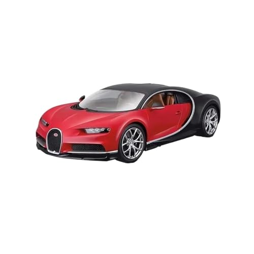 1 18 Für Bugatti Sports Legierung Miniatur Diecast Auto Modell Bugatti Chiron Spielzeug Auto Modell Weihnachten Kinder Spielzeug(Rot) von XIYUEYING