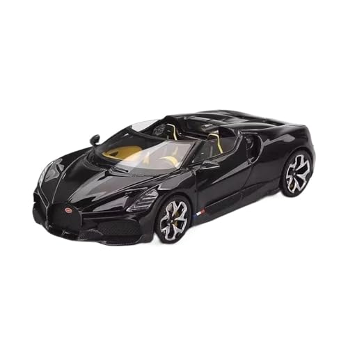 1 18 Für Bugatti W16 Mistral Legierung Miniatur Druckguss Auto Modell Sportwagen Weihnachten Kind Spielzeug Sammlung(Schwarz) von XIYUEYING