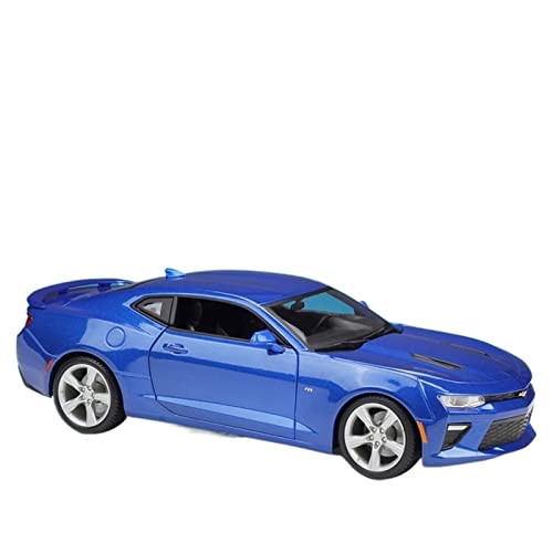 1 18 Für Chevrolet Camaro SS2016 Klassische Hohe Simulation Legierung Druckguss Modellauto Sammlung Geschenk(Blau) von XIYUEYING