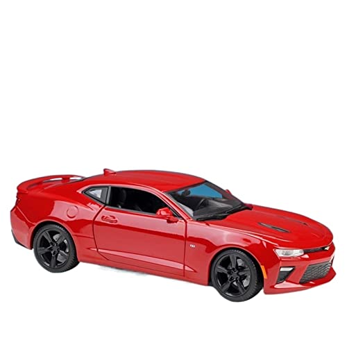 1 18 Für Chevrolet Camaro SS2016 Klassische Hohe Simulation Legierung Druckguss Modellauto Sammlung Geschenk(Rot) von XIYUEYING
