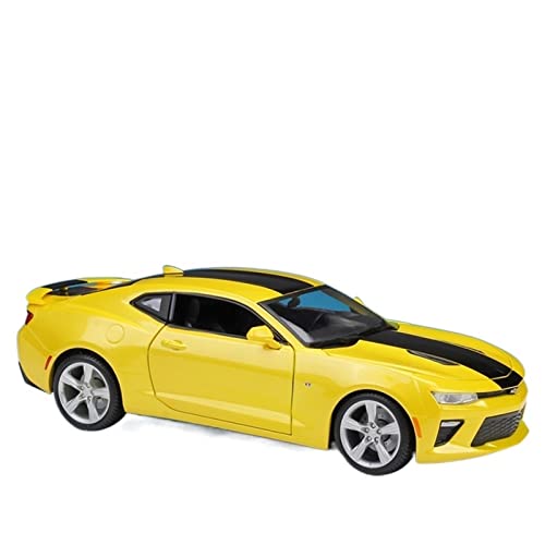 1 18 Für Chevrolet Camaro SS2016 Klassische Hohe Simulation Legierung Druckguss Modellauto Sammlung Geschenk(Yellow) von XIYUEYING