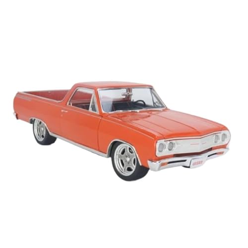 1 18 Für Ei Camino SS Pickup Truck Transport Fahrzeug Simulation Legierung Auto Modell Sammlung Display(Orange) von XIYUEYING