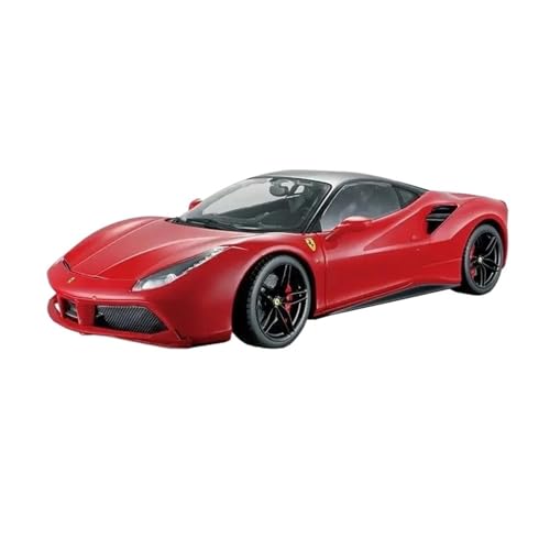 1 18 Für Elites Ferrari Laferrari Legierung Miniatur-Druckgussautomodell Kinderspielzeug Weihnachtskollektion(Ferrari 488 GTB) von XIYUEYING