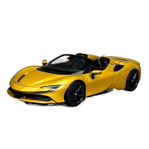 1 18 Für Ferrari SF90 Spider Roadster Legierung Druckguss Automodell Statische Sammlung Ornamente(A) von XIYUEYING