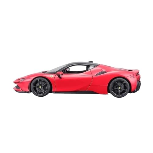 1 18 Für Ferrari Sf90 Spider Legierung Miniatur-Sportwagen Ferrari Stradale Weihnachten Kinderspielzeug Auto(Rot) von XIYUEYING