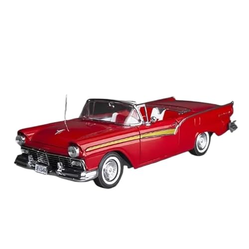 1 18 Für Ford 1957 500 Fairlane Legierung Automodell Erwachsener Junge Spielzeug Sammlerstücke Ornamente Dachhimmel Faltbar von XIYUEYING