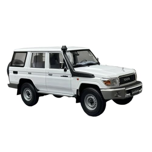 1 18 Für Land Cruiser 76 LC76 2017 Druckguss Metall Spielzeugauto Modell Ornament Hobby Sammlung Souvenir(White) von XIYUEYING
