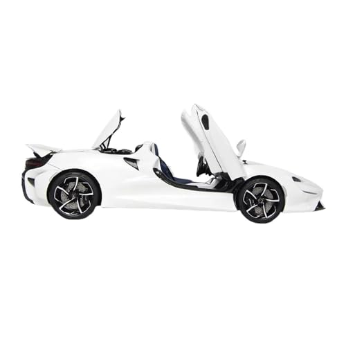 1 18 Für McLaren ELVA Legierungsautomodell Sportwagen Statische Verzierung Weihnachtsgeschenkkollektion(White) von XIYUEYING