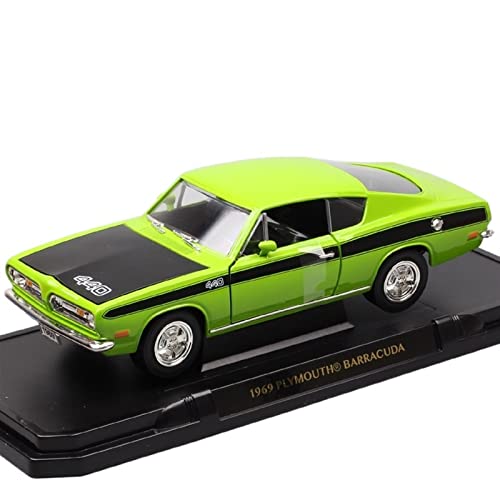 1 18 Für Plymouth Barracuda 1969 Retro Muscle Sportwagen Hohe Simulation Metalldruckguss Modellauto 1 18 Für Plymouth Barracuda 1969 Retro Muscle Sportwagen Hohe Simulation Metalldruckguss Modellauto von XIYUEYING