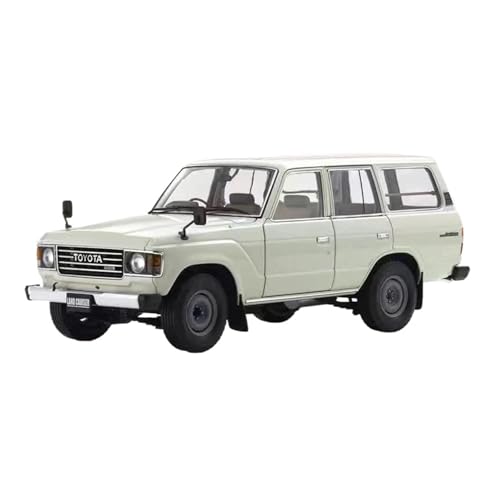 1 18 Für Toyota Land Cruiser LC60 Legierung Diecast Auto Modell Simulation Sammlung Display Figur Souvenirs(White) von XIYUEYING