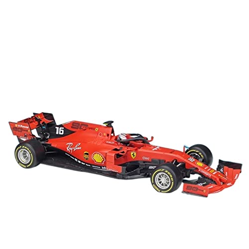 1 18 für Ferrari SF90# 16 2019 Saison F1 Rennwagenmodell Legierung Druckguss Simulation Automodell von XIYUEYING