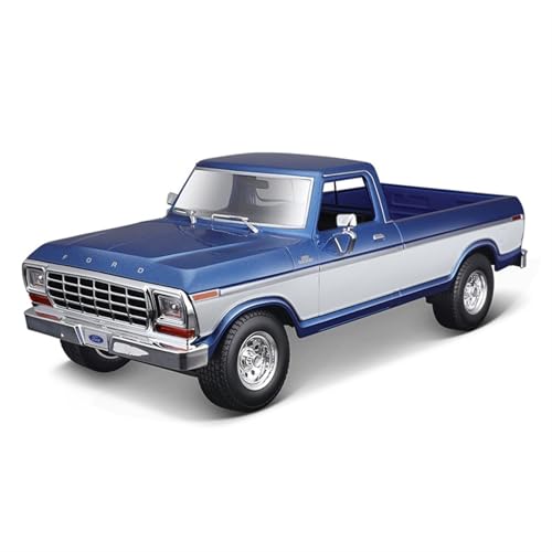 1 18 für Ford 1979 F150 Pick-U Legierung Simulation Auto Modell Möbel Dekoration Schreibtisch Blau 27CM Männer Jungen Mädchen Geschenk Sammlung Spielzeug von XIYUEYING