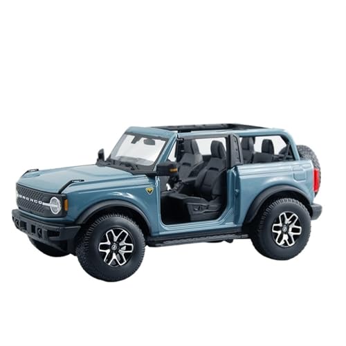 1 18 für Ford Bronco Bronco 2021 Simulation Legierung Auto Modell Dekoriert Schreibtisch 24CM Memorial Erwachsene Sammlung Für Männer(Blau) von XIYUEYING