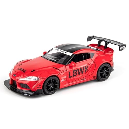 1 22 für Toyota Bull Devil Racing Legierung Simulation Auto Modell 21CM Dekoriert Schreibtisch Sammlung Souvenir Spielzeug Jungen(Rot) von XIYUEYING