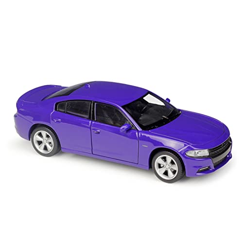 1 24 Für Dodge Challenger R/T 2016 Replik Auto Legierung Die-Cast Miniatur Modellauto Ornament(Purple) von XIYUEYING