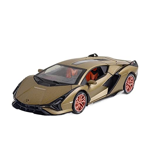 1 24 Für Lamborghini Sian FKP37 Supercar Legierung Druckguss Auto Modell Spielzeug Pull Back Door Kann Öffnen(A) von XIYUEYING