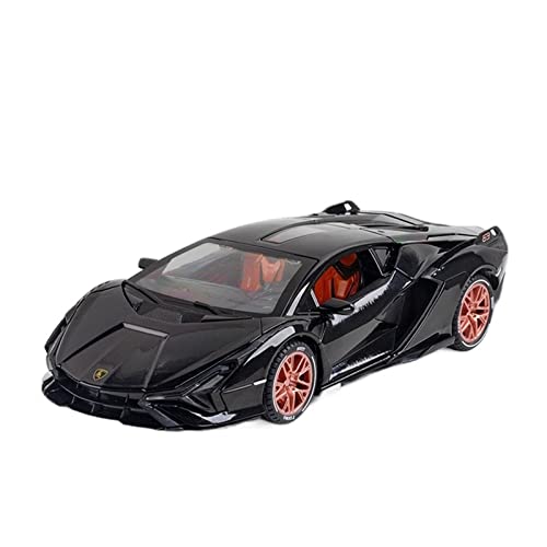 1 24 Für Lamborghini Sian FKP37 Supercar Legierung Druckguss Auto Modell Spielzeug Pull Back Door Kann Öffnen(B) von XIYUEYING