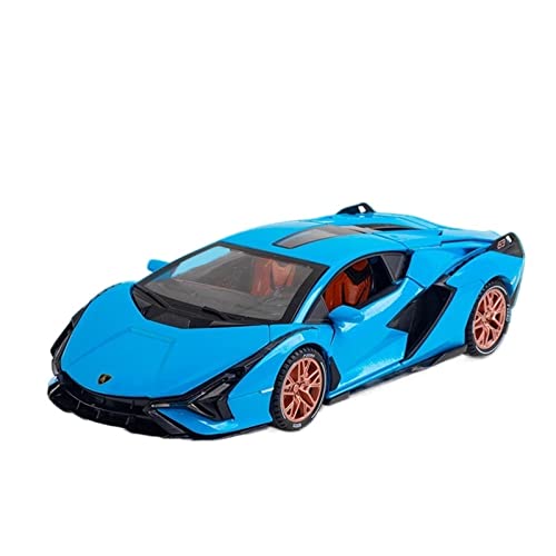 1 24 Für Lamborghini Sian FKP37 Supercar Legierung Druckguss Auto Modell Spielzeug Pull Back Door Kann Öffnen(C) von XIYUEYING