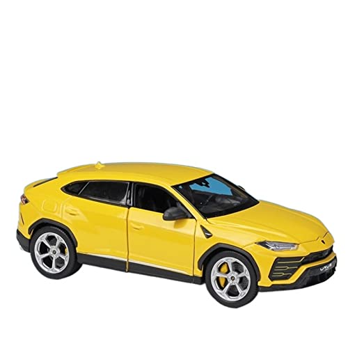 1 24 Für Lamborghini Urus SUV Hohe Simulation Legierung Druckguss Modellauto Replik Auto Dekoration(Yellow) von XIYUEYING