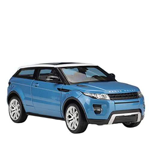 1 24 Für Land Rover Range Rover Evoque SUV Legierung Mini Auto Druckguss Kopie Auto Ornament(Blau) von XIYUEYING