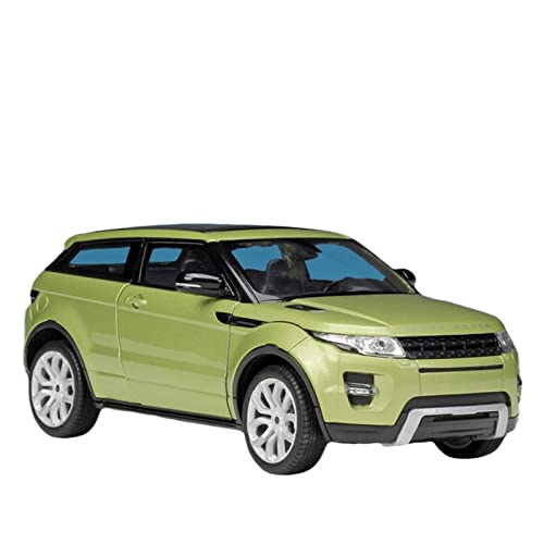1 24 Für Land Rover Range Rover Evoque SUV Legierung Mini Auto Druckguss Kopie Auto Ornament(Grün) von XIYUEYING