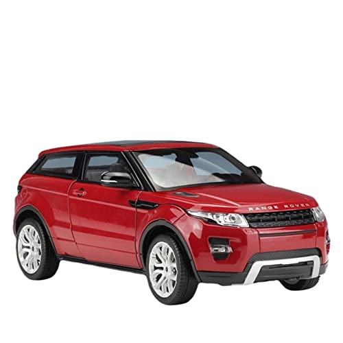 1 24 Für Land Rover Range Rover Evoque SUV Legierung Mini Auto Druckguss Kopie Auto Ornament(Rot) von XIYUEYING
