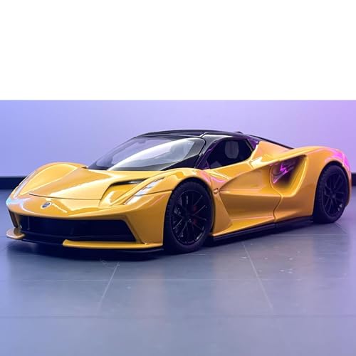 1 24 Für Lotus Evija Elektrische Supercar Modell Miniatur Legierung Simulation 19CM Dekorative Schreibtisch Spielzeug Sammlung Souvenir(Yellow) von XIYUEYING