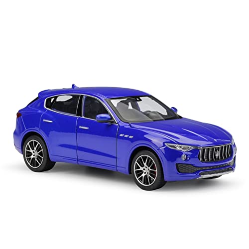1 24 Für Maserati Levante SUV Geländewagen Metalldruckguss Modellauto Miniaturauto Spielzeugauto(Blau) von XIYUEYING