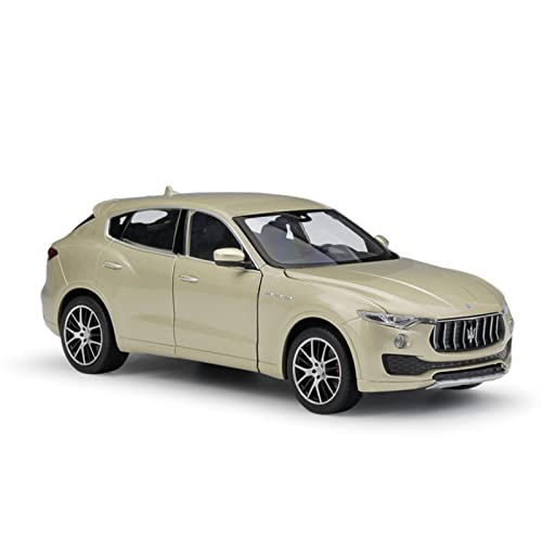 1 24 Für Maserati Levante SUV Geländewagen Metalldruckguss Modellauto Miniaturauto Spielzeugauto(Metallic) von XIYUEYING