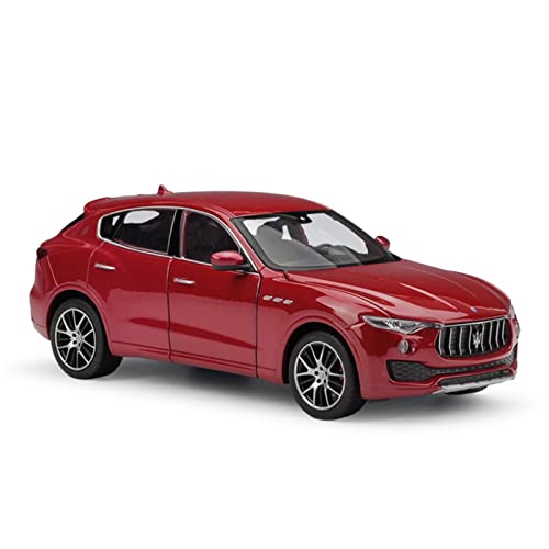 1 24 Für Maserati Levante SUV Geländewagen Metalldruckguss Modellauto Miniaturauto Spielzeugauto(Rot) von XIYUEYING