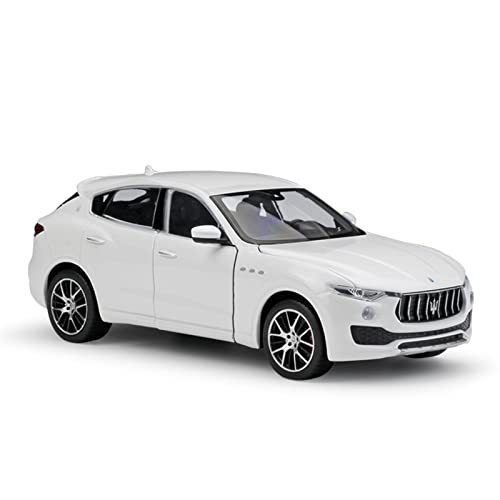1 24 Für Maserati Levante SUV Geländewagen Metalldruckguss Modellauto Miniaturauto Spielzeugauto(White) von XIYUEYING