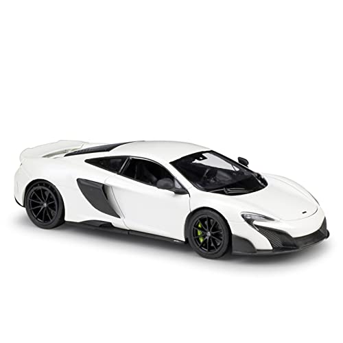 1 24 Für McLaren 675LT Sportwagen Legierung Nachbau Auto Druckguss Statisches Modellauto Miniaturauto(White) von XIYUEYING