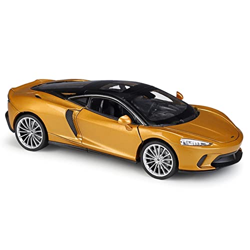 1 24 Für McLaren GT Sportwagen Simulator Legierung Druckguss Modellauto Fertige Auto Ornament(Gold) von XIYUEYING