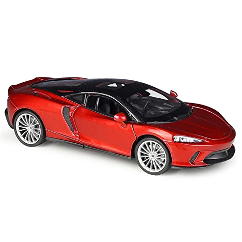 1 24 Für McLaren GT Sportwagen Simulator Legierung Druckguss Modellauto Fertige Auto Ornament(Rot) von XIYUEYING