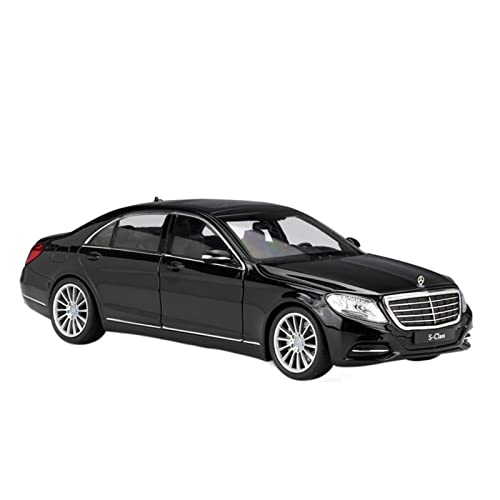 1 24 Für Mercedes-Benz S-Klasse Alloy Simulation Car Druckguss fertige Modellauto Dekoration(Schwarz) von XIYUEYING
