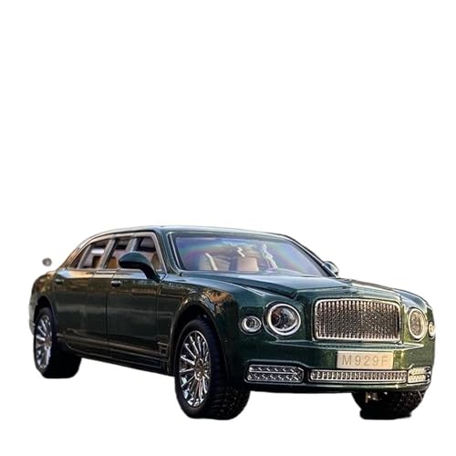 1 24 Für Mulsanne Hohe Simulation Legierung Luxy Auto Modell Druckguss Metall Auto Modell Mit Sound Und Licht(A) von XIYUEYING