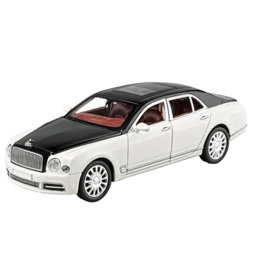 1 24 Für Mulsanne Simulation Legierung Luxy Auto Modell Druckguss Metall Auto Modell Mit Sound Und Licht(A) von XIYUEYING
