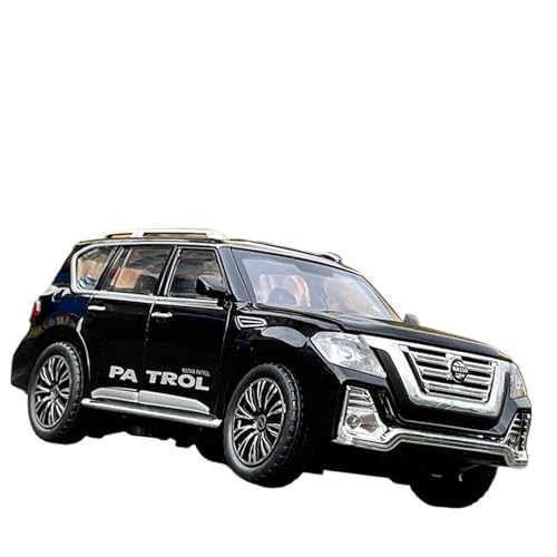 1 24 Für Nissan Patrol Legierung Auto Modell Diecast Modifizierte Geländewagen Modell Mit Sound Und Licht(C) von XIYUEYING