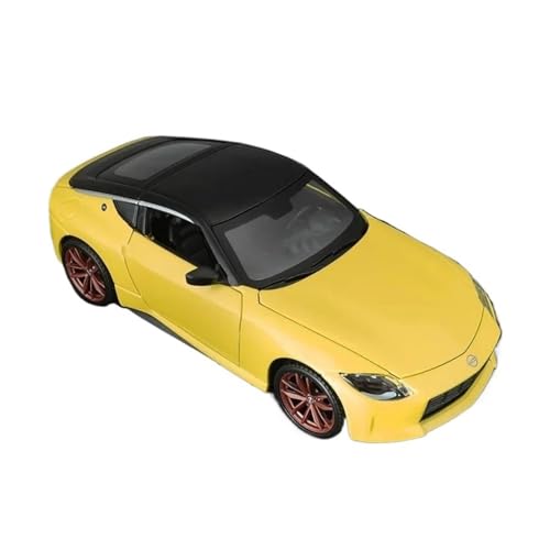 1 24 Für Nissan Z Legierung Miniatur Druckguss Auto Modell Sport Legierung Luxus Fahrzeug Ornamente Kinder Spielzeug Auto(Yellow) von XIYUEYING