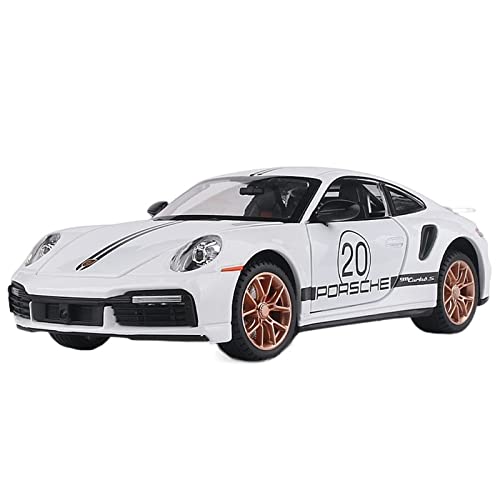 1 24 Für Porsche 911 Targa 4S Turbo S Sportwagen Legierung Druckguss Simulation Modellauto Spielzeugauto(B) von XIYUEYING
