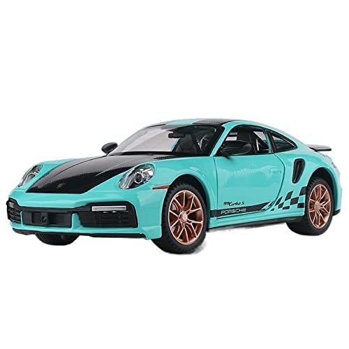 1 24 Für Porsche 911 Targa 4S Turbo S Sportwagen Legierung Druckguss Simulation Modellauto Spielzeugauto(C) von XIYUEYING