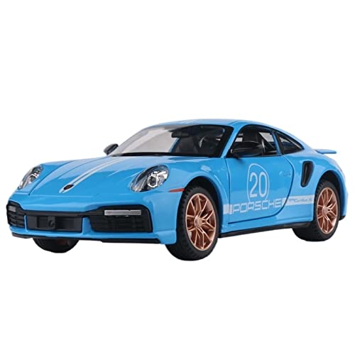 1 24 Für Porsche 911 Targa 4S Turbo S Sportwagen Legierung Druckguss Simulation Modellauto Spielzeugauto(D) von XIYUEYING