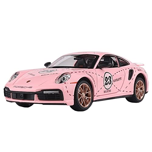 1 24 Für Porsche 911 Targa 4S Turbo S Sportwagen Legierung Druckguss Simulation Modellauto Spielzeugauto(E) von XIYUEYING