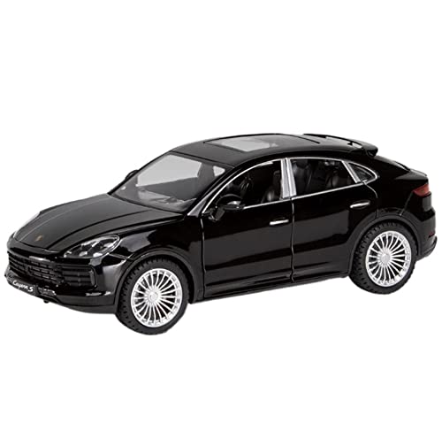 1 24 Für Porsche Cayenne S Turbo SUV Legierung Druckguss Modellauto Sound Und Licht Zurückziehen Spielzeugauto(A) von XIYUEYING